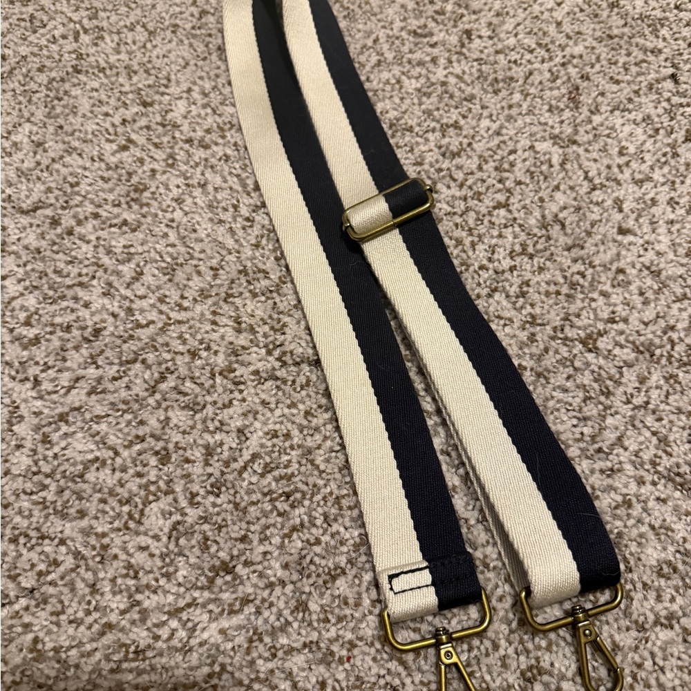 Black and White Adjustable Strap